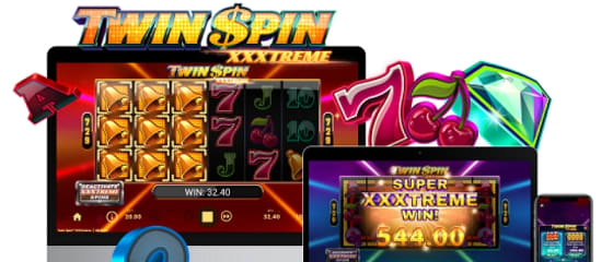 NetEnt leverer en fantastisk spilleautomat i Twin Spin XXXtreme